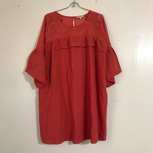 Umgee Floral Sheer Dress